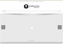 Tablet Screenshot of palmetto-apts.com